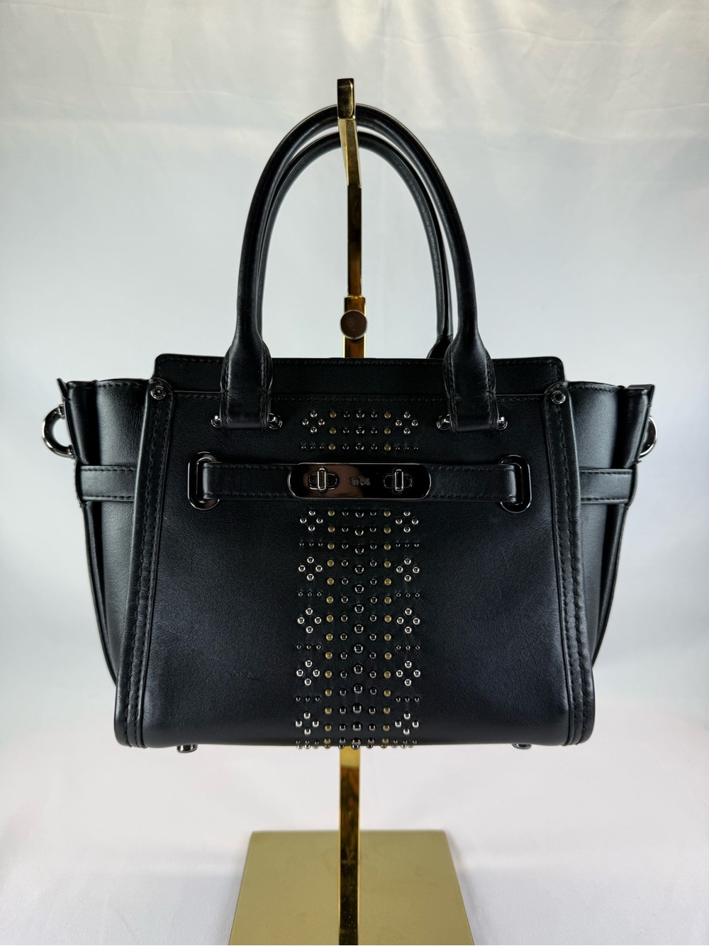 Coach Bandana Rivets Swagger 21 Handbag Crossbody